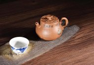 《清韻》宜興紫砂茶壺紫砂泡茶壺降坡泥手工工藝美術師泡茶壺套裝精品