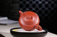 《如意祥龍》宜興純高級工藝美術師全手工紅皮龍紫砂壺宮燈茶具