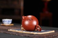 《西施壺》宜興紫砂壺全手工助理工藝美術師茶具純泡茶壺大紅袍西施