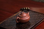 《佛肚竹》宜興紫砂壺茶壺工藝美術師手工清水泥