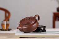 《玉璧漢韻》宜興名家紫泥高級工藝美術師手工紫砂壺泡茶壺茶具