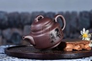 《牛轉乾坤套組》宜興純手工紫砂壺全手工花器紫泥泡茶壺