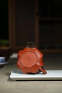 《炫》宜興紫砂壺創新壺工藝美術師手工大紅袍泡茶壺禮品