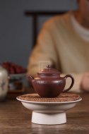 《鏡圓》宜興紫砂壺實力派名家手工文革紫泥