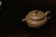 《仿古如意》宜興紫砂壺助理工藝美術師手工頂級蟹殼青茶壺泡茶具仿古如意