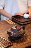 《合菱》宜興紫砂壺高級工藝美術師手工多年80目紫泥合菱泡茶壺茶具