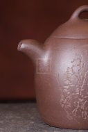 《秦權》宜興紫砂壺助理工藝美術師純手工禮品茶具紫泥秦權茶壺