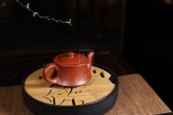 《曲壺》宜興紫砂壺工藝美術師手工大紅袍曲壺茶壺茶具