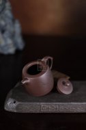 《井欄》宜興紫砂壺工藝美術師手工紫泥井欄紫砂壺茶具
