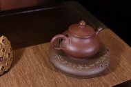 《潘壺》宜興名家紫砂壺工藝美術員手工功夫茶壺茶具套裝紫泥潘壺
