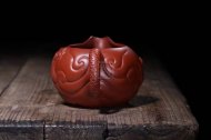 《魚化龍公道杯》宜興紫砂壺手工大師收藏級茶壺大紅袍料