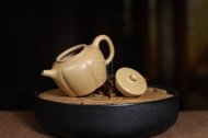 《菊蕾》宜興紫砂壺助理工藝美術(shù)師手工標(biāo)本級本山段泥泡茶壺菊蕾茶具