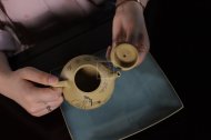《心舟石瓢》宜興紫砂壺工藝美術(shù)師全手工本山段心舟石瓢泡茶壺茶具