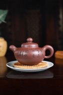 《潤珠》宜興紫砂壺助理工藝美術(shù)師手工底槽青泡茶壺具圓珠
