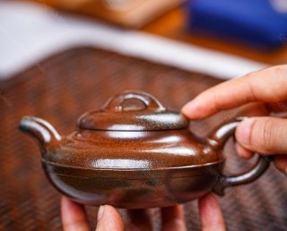 獨家首發，品名：線圓。泥料：極品紫泥（