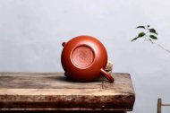 《蓮子壺》宜興工藝美術師手工紫砂壺茶壺具大紅袍蓮子