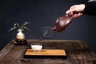 《金絲石瓢》宜興紫砂茶壺工藝美術師保真純手工紫泥石瓢