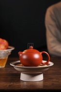 《西施套組》宜興小煤窯朱泥紫砂壺純手工西施茶壺茶具