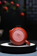 《道洪葫蘆》宜興紫砂壺工藝美術師手工刻繪大紅袍創新壺泡茶壺具