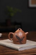 《秦權》宜興降坡泥紫砂壺中國工藝美術大師全手工秦權茶壺
