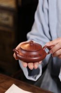 《玉扁》宜興紫砂壺實力派名家手工紅皮龍泡茶壺茶具
