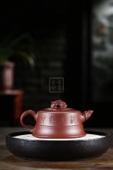 《玉龍》宜興底槽青紫砂壺工藝美術師全手工創新壺茶壺