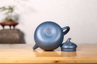 《蝴蝶蘭》宜興紫砂茶壺紫砂泡茶壺天青泥手工工藝美術師泡茶壺