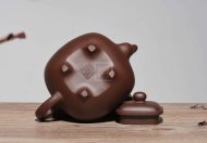 《傳爐》宜興紫砂壺高級(jí)工藝美術(shù)師手工底槽青傳爐泡茶壺茶具