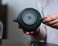 竹報平安壺