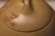 《松樹秦權》宜興紫砂壺本山段助理工藝美術師手工壺茶具秦權