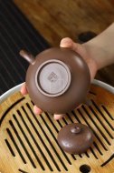 《合歡》宜興紫砂壺助理工藝美術師手工泡茶壺合歡茶具壺