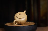 《菊蕾》宜興紫砂壺助理工藝美術(shù)師手工標(biāo)本級本山段泥泡茶壺菊蕾茶具