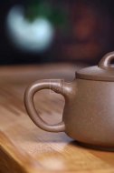 《竹節石瓢》宜興紫砂壺茶壺石瓢茶具全手工段泥