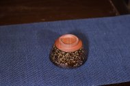 《全手工天目釉窯變烏金品茗杯》宜興紫砂壺手工紫砂泡茶壺具