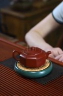《八方納福》大紅袍清全手工老師作品收藏