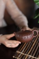 《暗香》宜興紫砂壺創新壺高級工藝美術師手工紫泥泡茶壺具