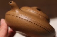 《線圓》宜興紫砂壺全手工茶壺名師老師降坡泥線圓