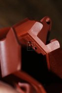 《僧帽》宜興紫砂壺工藝美術師手工茶壺茶具底槽青僧帽