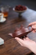 《望子成龍》宜興紫砂壺底槽青純手工工藝美術師泡茶壺特價茶具