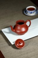 《思亭》宜興紫砂壺工藝美術師手工大紅袍思亭茶具