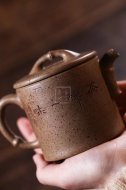 《高竹節》宜興紫砂壺實力派名家純手工龍血段泥茶壺茶具