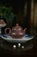 《潘壺》宜興紫砂壺助理工藝美術師手工紫泥泡茶壺禮品潘壺