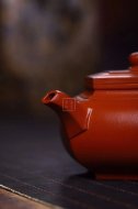 《大彬六方》紫砂壺宜興工藝美術(shù)師手工純泡茶壺茶具大紅袍大彬六方