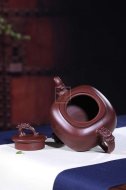 《清心雅逸》宜興紫砂壺工藝美術師純手工創新壺泡茶壺底槽青茶具