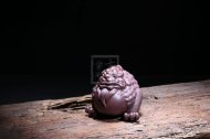《招財金蟾》宜興紫砂壺茶壺茶具紫泥手工泡茶壺