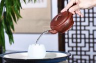 《大蘊漢瓦》宜興紫砂壺工藝美術師純手工底槽青泡茶壺漢瓦茶具