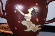 《美人肩》宜興紫砂壺實力派名家純手工美人肩紫朱泥紫砂茶壺