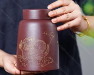 品名：精美茶倉。泥料：原礦優(yōu)質(zhì)紫泥