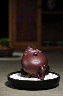 《財源滾滾》宜興紫砂壺全手工泡茶壺工藝美術師大師底槽青