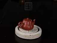 《小菱花》宜興紫砂壺茶具泡茶壺工藝美術師手工朱泥菱花